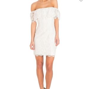 Guess white lace Francine dress